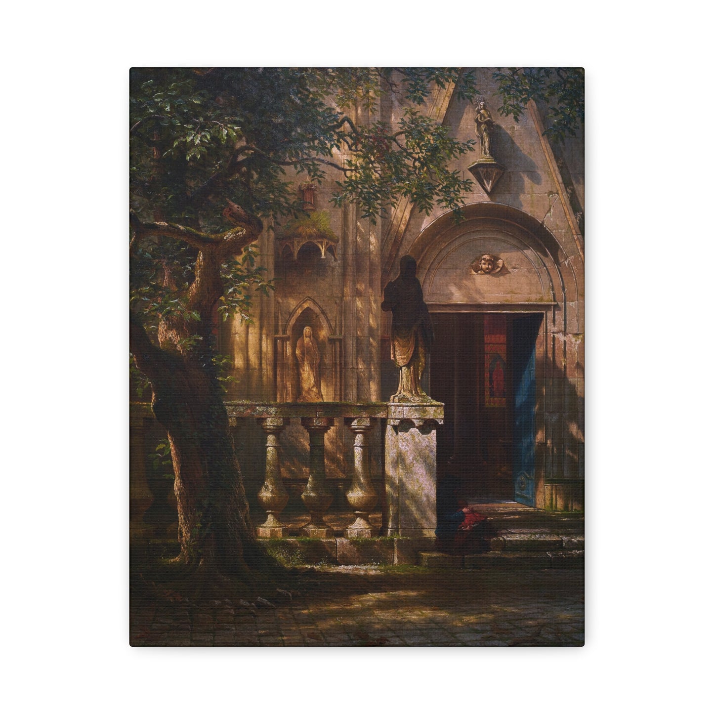 Bierstadt, Albert - Sunlight and Shadow  (1854) - Canvas Block, unframed