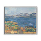 Cézanne, Paul - The Bay of Marseille, Seen from L'Estaque (1885) - Matte Canvas, Framed