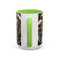 Courbet, Gustave - The Desperate Man (1843) - Colorful Accent Mugs
