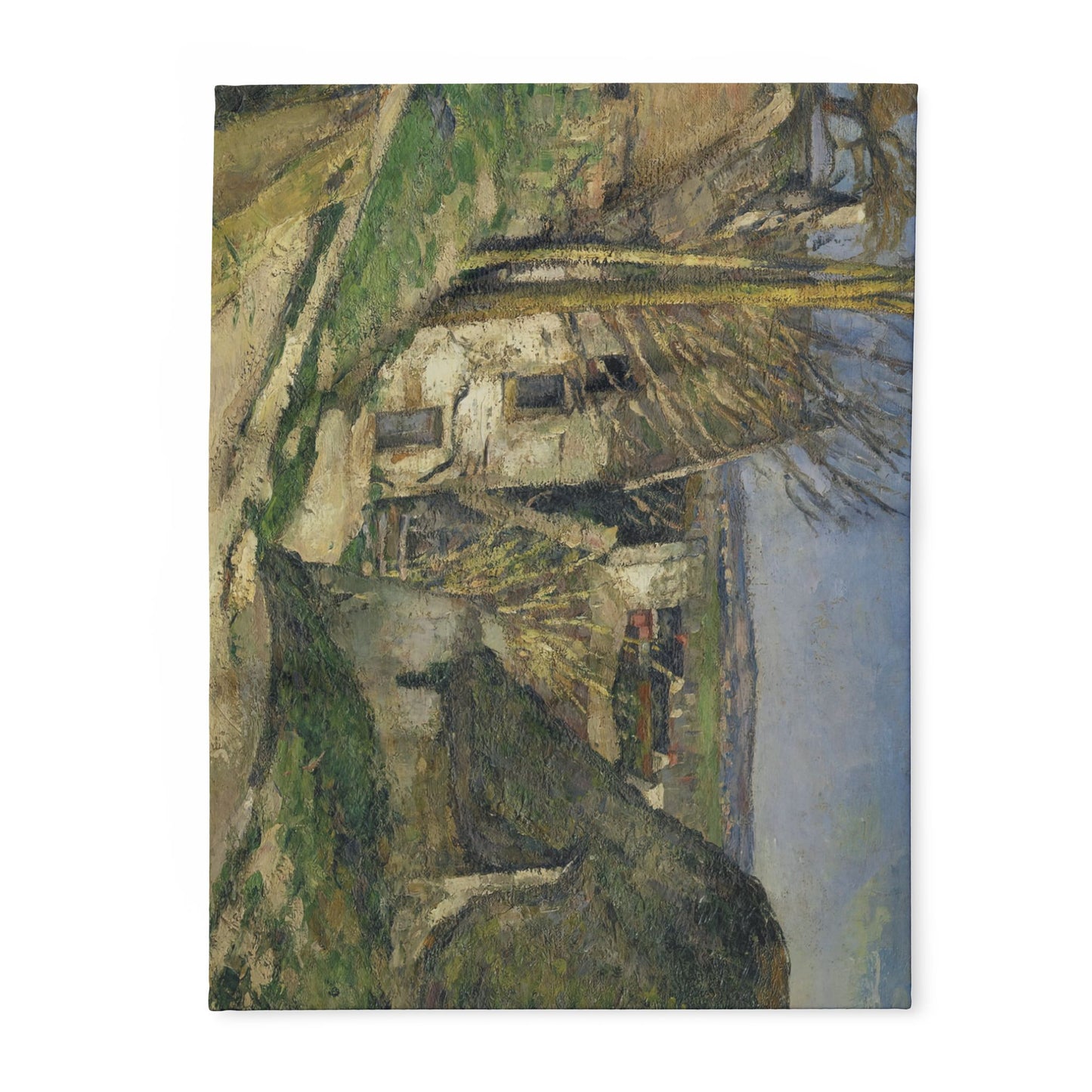 Cézanne, Paul - The House of the Hanged Man, Auvers-sur-Oise (1874) - Arctic Fleece Blanket