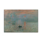 Monet, Claude - Impression, Sunrise (1872) - Canvas Block, unframed