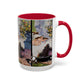 Cézanne, Paul - A Modern Olympia (1874) - Colorful Accent Mugs