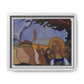 Filiger, Charles - Virgin and Two Angels (1895) - Matte Canvas, Framed