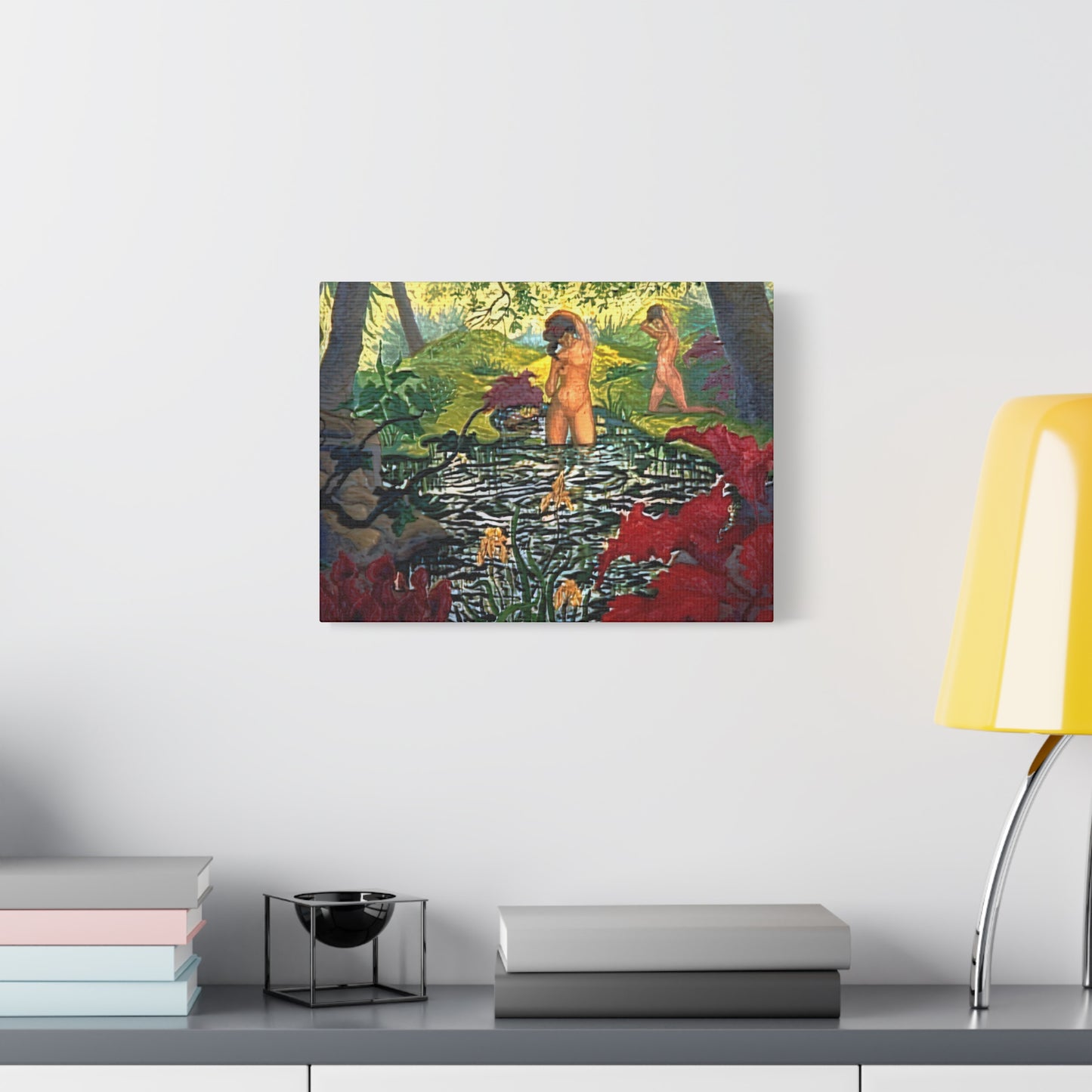 Ranson, Paul - The Lotus Bather (1906) - Canvas Block, unframed