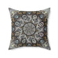 Pacio, Adam - Memento Mori Mandala - Suede Square Pillow