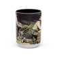 Courbet, Gustave - The Stone Breakers (1850) - Colorful Accent Mugs
