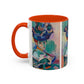 Matisse, Henri - Woman with a Hat (1905) - Colorful Accent Mugs