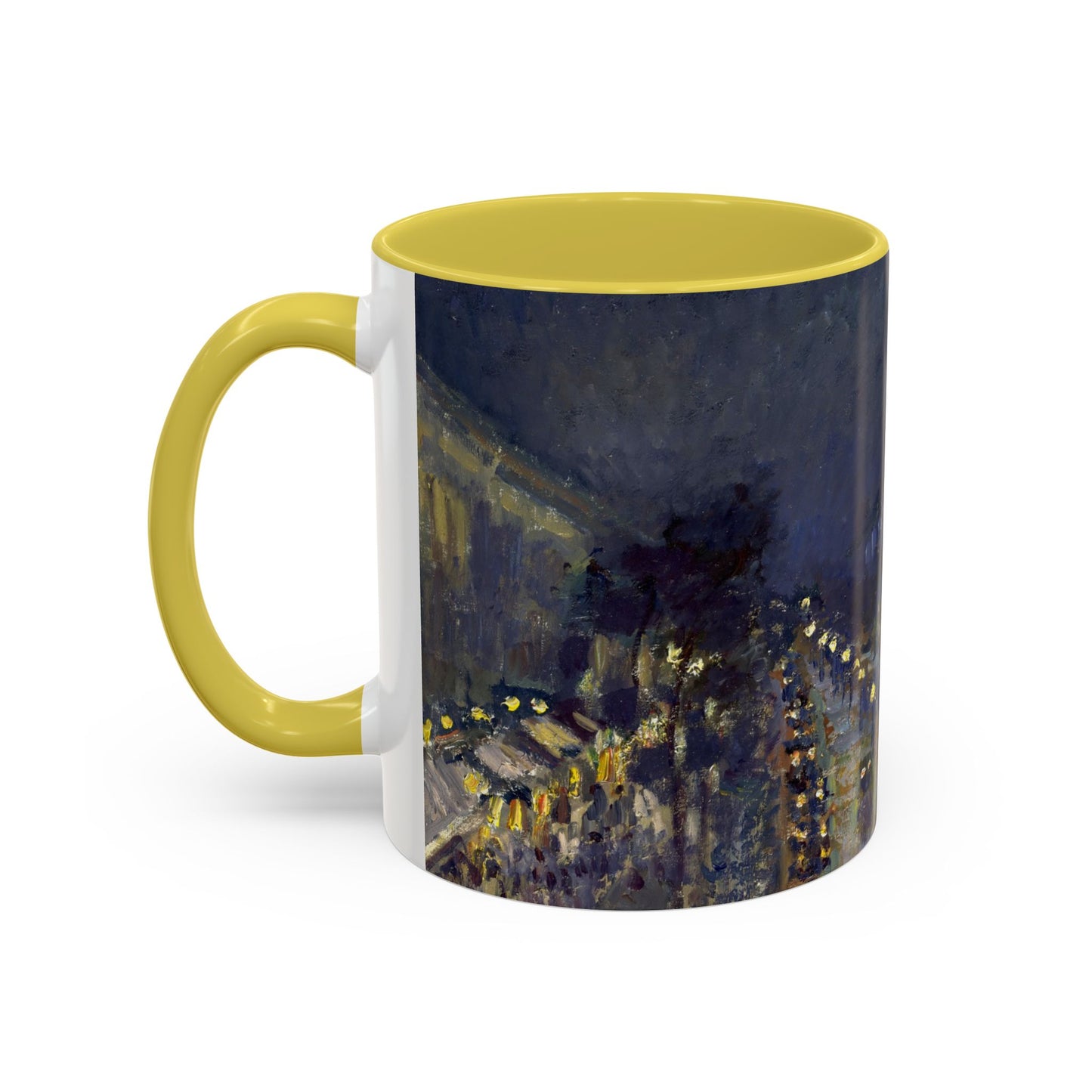 Pissarro, Camille - The Boulevard Montmartre At Night (1897) - Colorful Accent Mugs