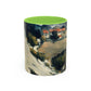 Cézanne, Paul - A Modern Olympia (1874) - Colorful Accent Mugs
