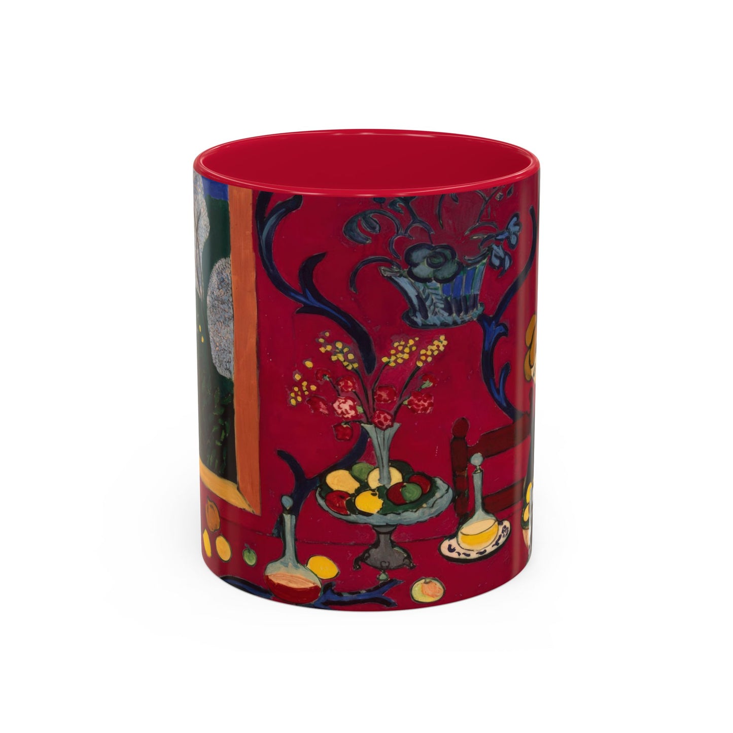 Matisse, Henri - The Dessert Harmony in Red (1908) - Colorful Accent Mugs