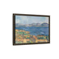 Cézanne, Paul - The Bay of Marseille, Seen from L'Estaque (1885) - Matte Canvas, Framed
