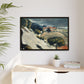 Cézanne, Paul - L’Estaque, Melting Snow (1870) - Matte Canvas, Framed