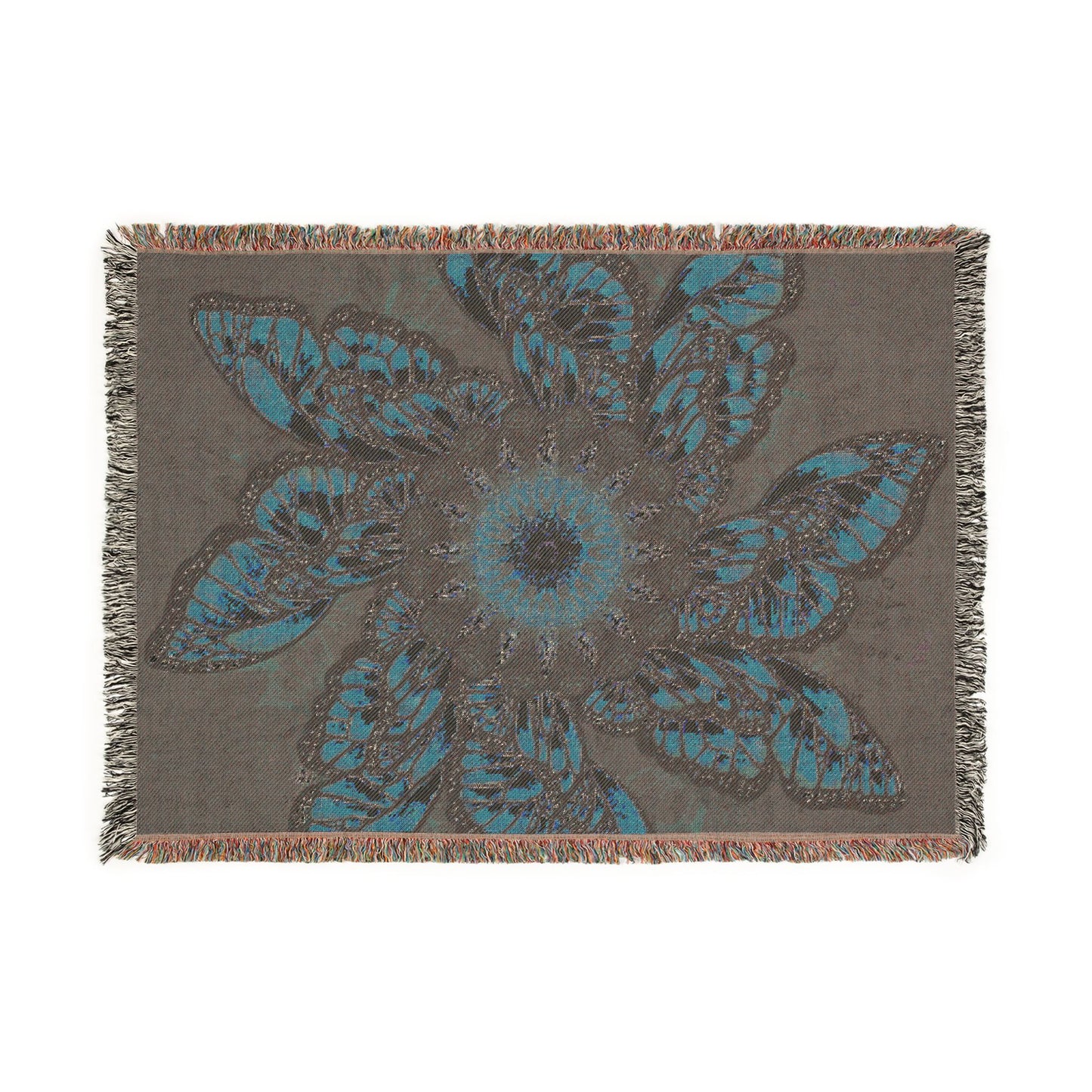 Pacio, Adam - Monarch Butterfly Mandala - Woven Blanket
