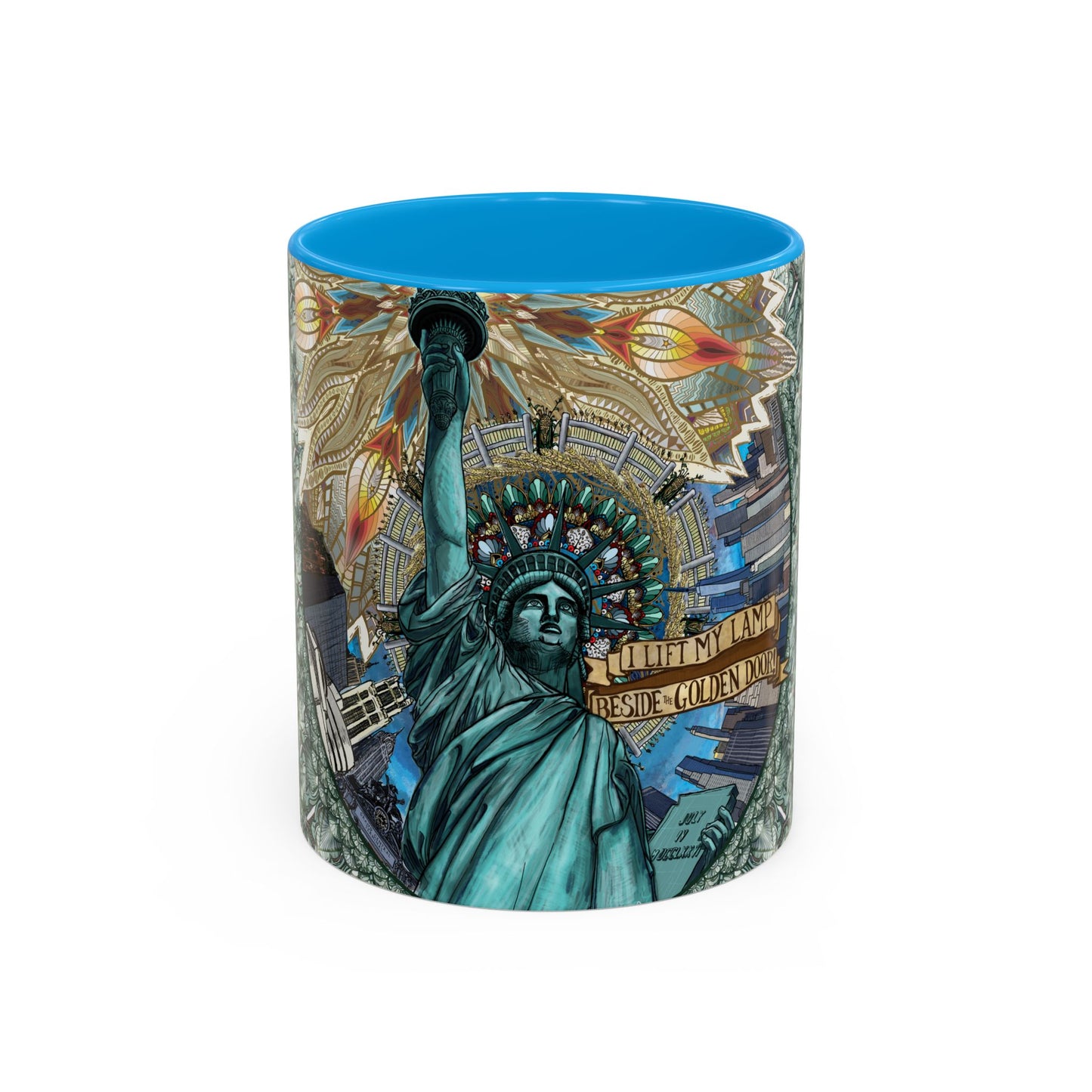 Pacio, Adam - Liberty Mandala - Colorful Accent Mugs