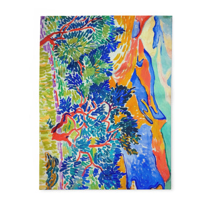 Derain, André - Mountains at Collioure (1905) - Arctic Fleece Blanket