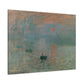 Monet, Claude - Impression, Sunrise (1872) - Canvas Block, unframed
