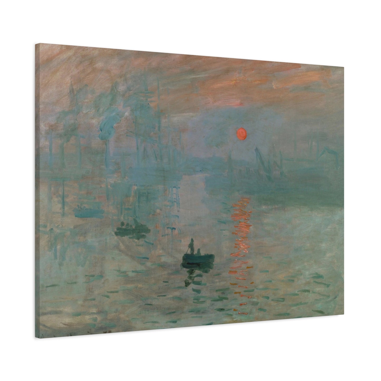 Monet, Claude - Impression, Sunrise (1872) - Canvas Block, unframed