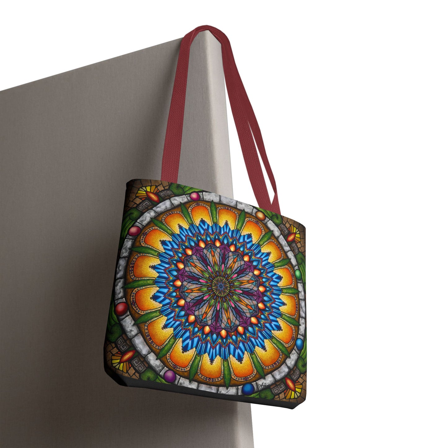 Pacio, Adam - Emerald Arrows Mandala - Tote Bag