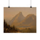 Gifford, Sanford Robinson - Mount Mansfield, Vermont  (1859) - Satin Posters