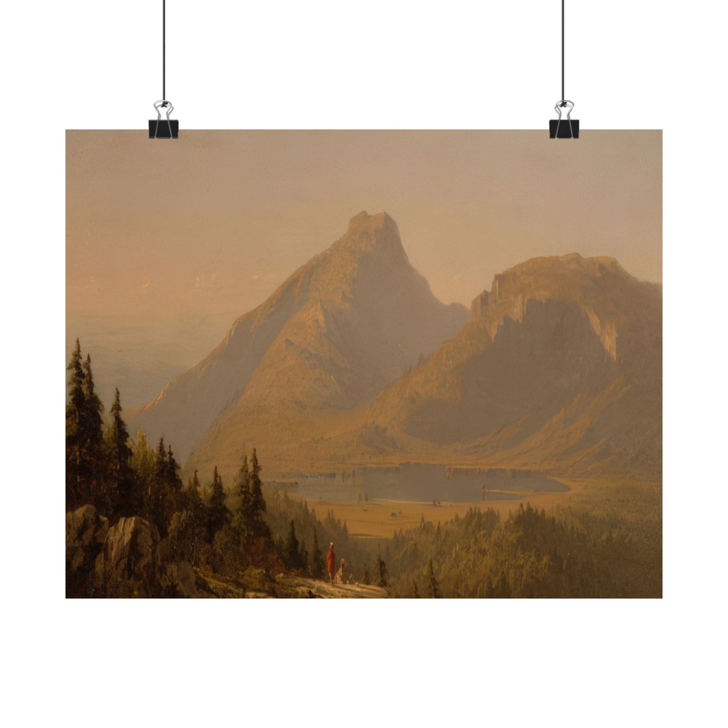 Gifford, Sanford Robinson - Mount Mansfield, Vermont  (1859) - Satin Posters