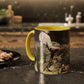 Courbet, Gustave - The Stone Breakers (1850) - Colorful Accent Mugs