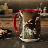Courbet, Gustave - The Desperate Man (1843) - Colorful Accent Mugs