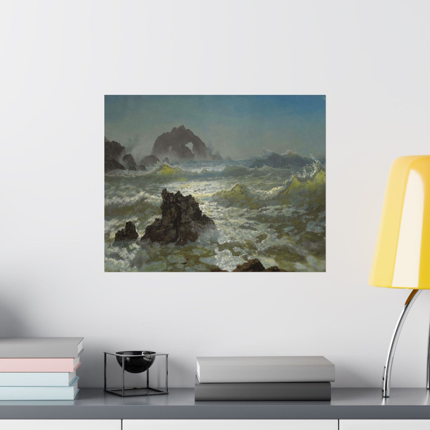 Bierstadt, Albert - Seal Rock (1872) - Satin Posters