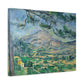 Cézanne, Paul - Mont Sainte-Victoire with Large Pine (1887) - Canvas Block, unframed