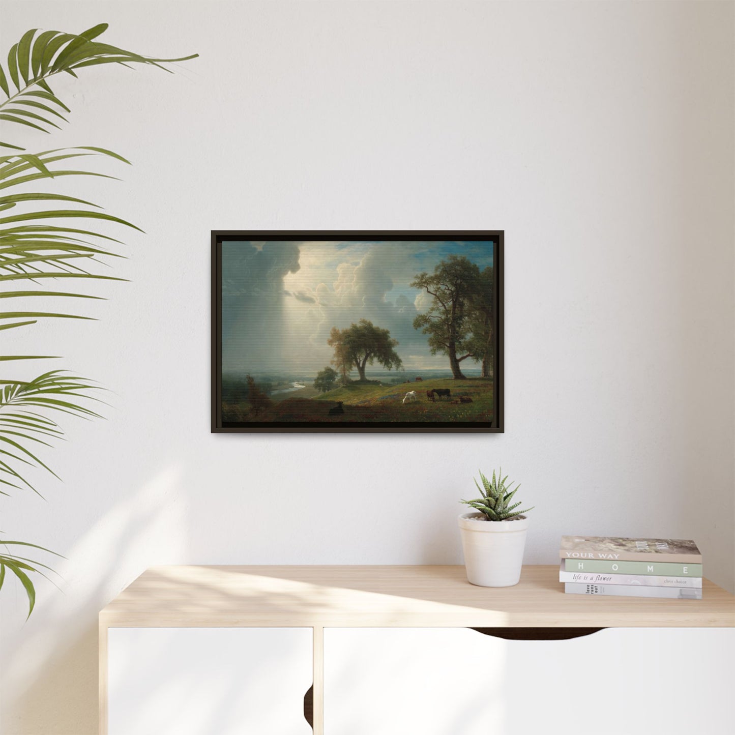 Bierstadt, Albert - California Spring (1875) - Matte Canvas, Framed