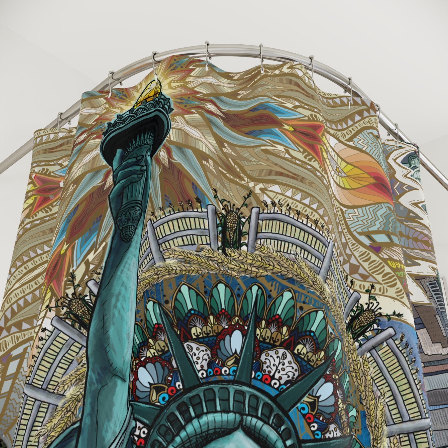 Liberty Mandala - Shower Curtains