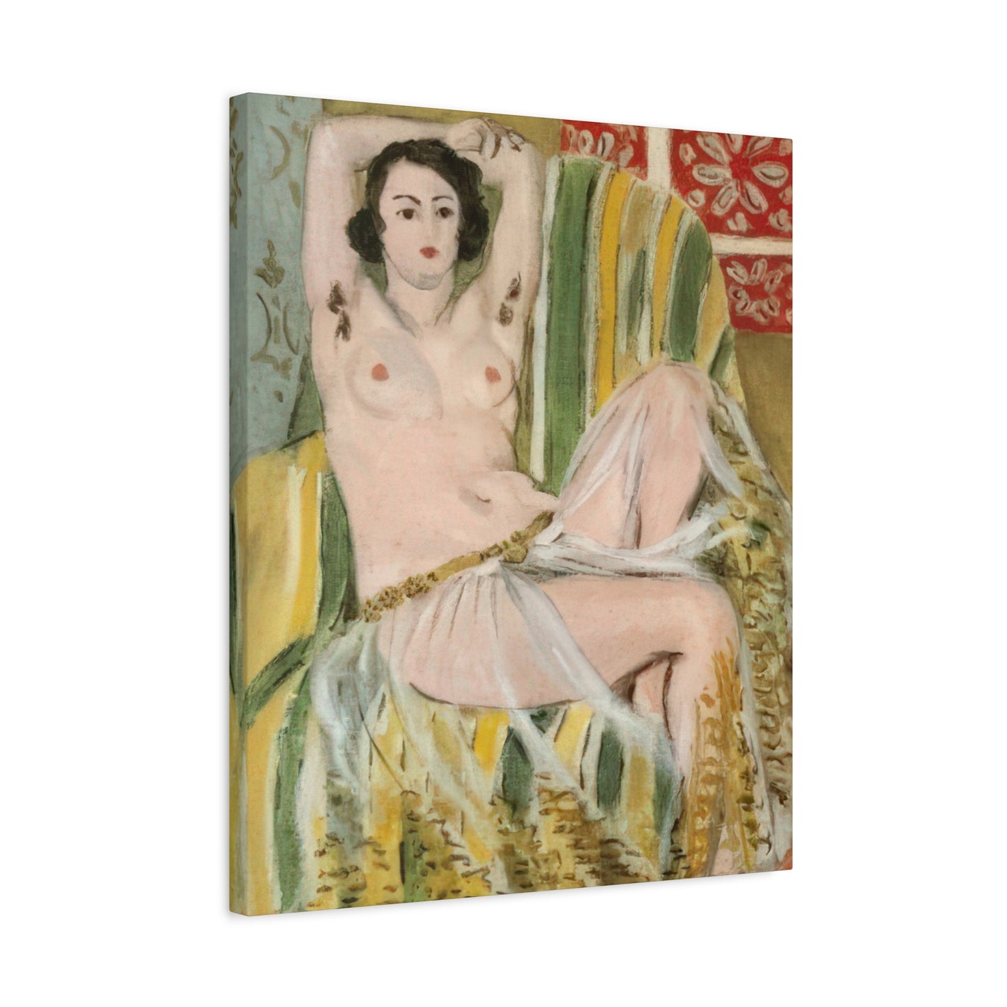 Matisse, Henri - Odalisque with Raised Arms (1923) - Canvas Block, unframed