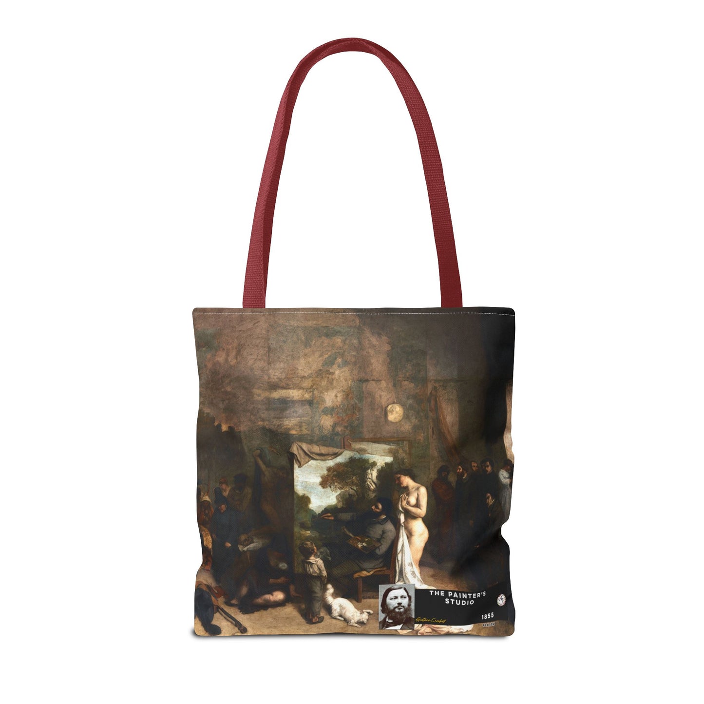 Courbet, Gustave - The Painter’s Studio (1855) - Tote Bag