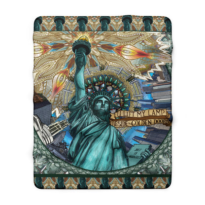 Pacio, Adam - Liberty Mandala - Sherpa Fleece Blanket