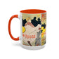 Toulouse-Lautrec, Henri - Moulin Rouge - La Goulue (1891) - Colorful Accent Mugs