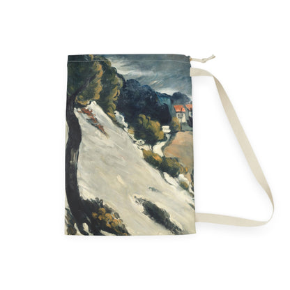 Cézanne, Paul - L’Estaque, Melting Snow (1870) - Laundry Bag