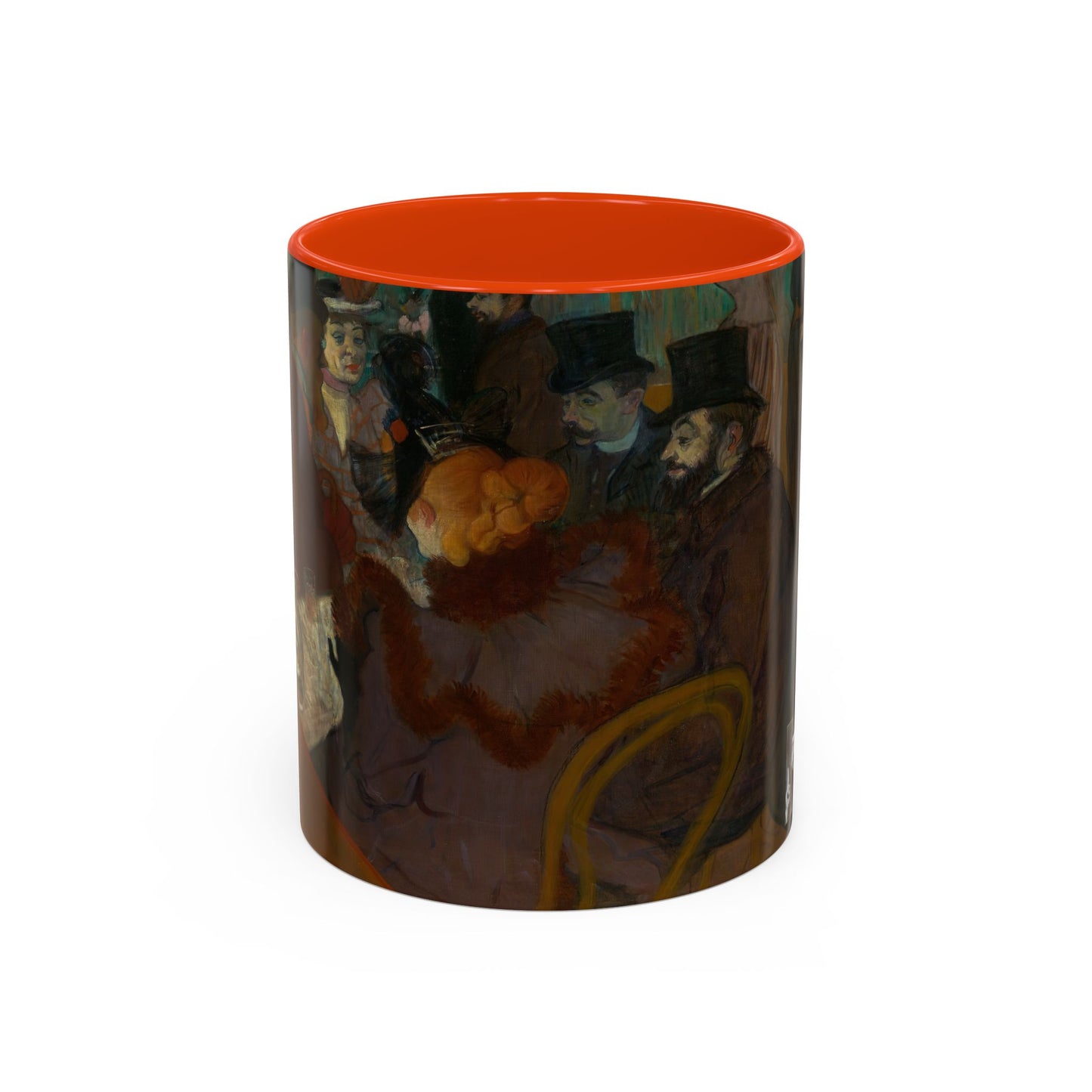 Toulouse-Lautrec, Henri - At the Moulin Rouge (1892) - Colorful Accent Mugs