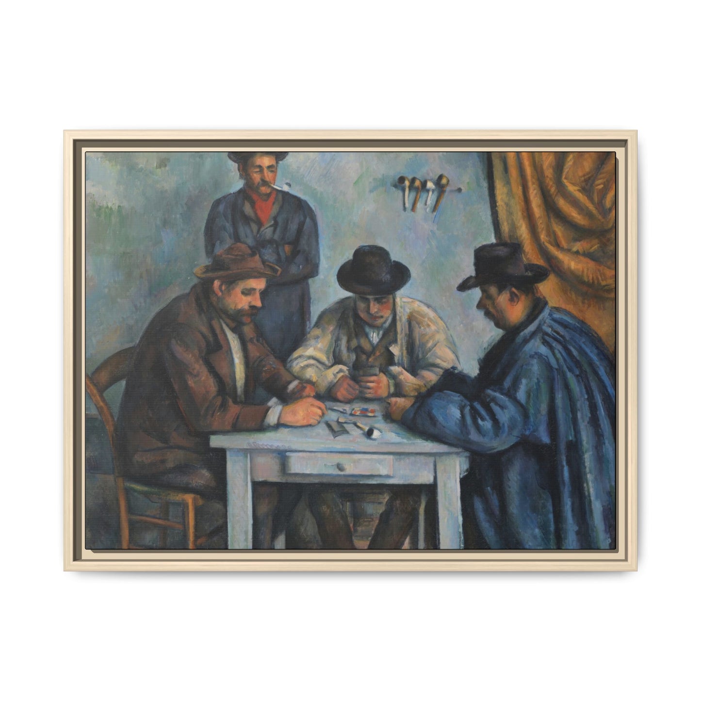 Cézanne, Paul - The Card Players (1892) - Matte Canvas, Framed