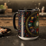 Mystic Jewel Mandala - Colorful Accent Mugs
