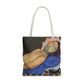 Filiger, Charles - The Recumbent Christ (1895) - Tote Bag