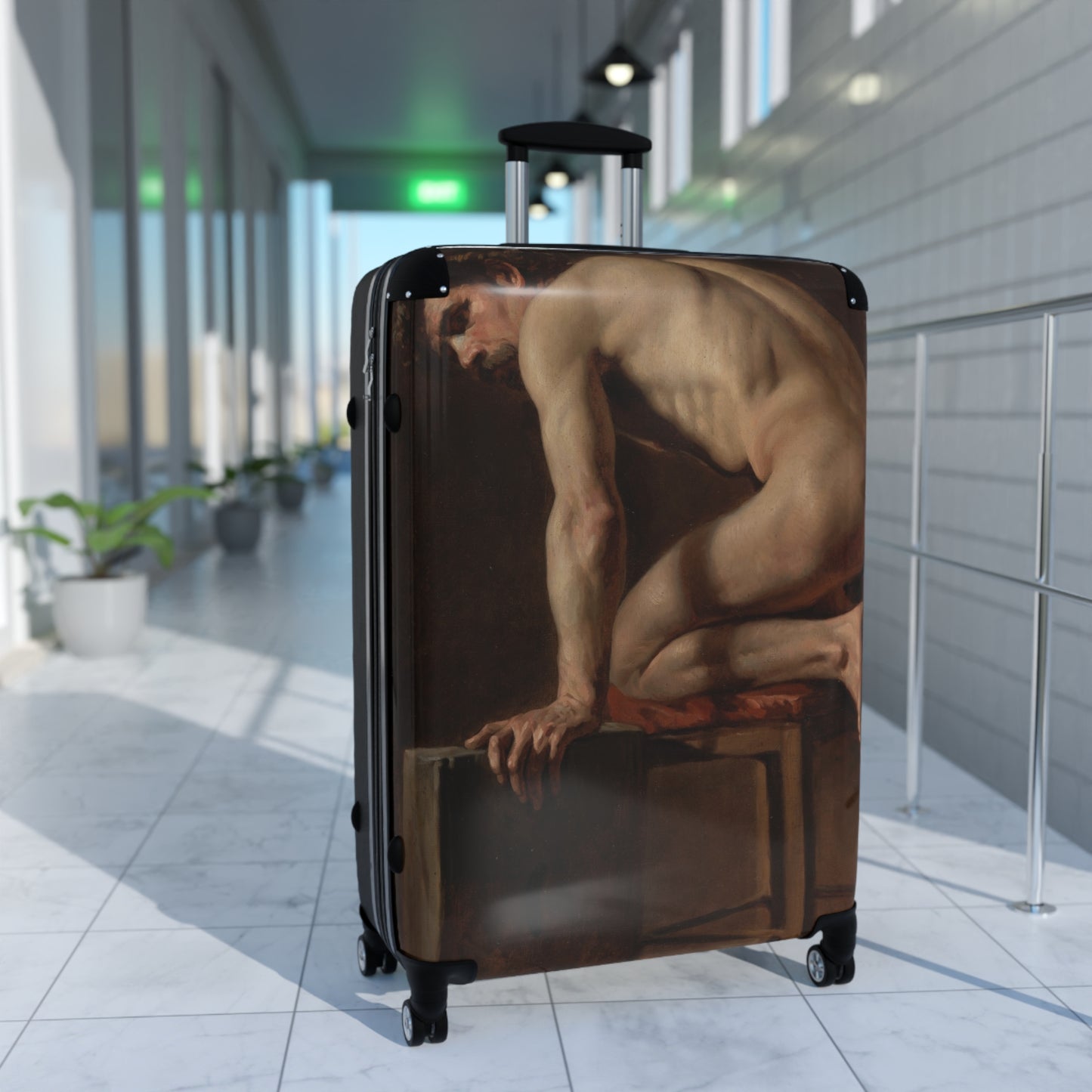 Courbet, Gustave - Study of a Nude Man (1840) - Suitcase