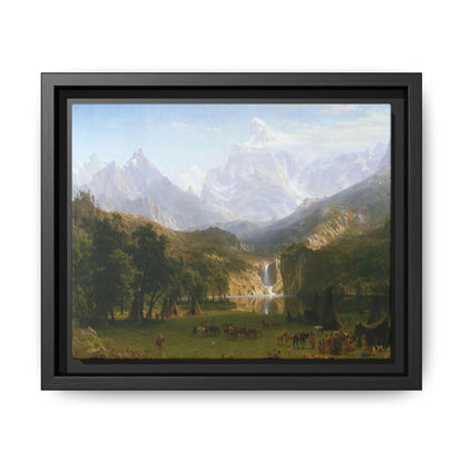 Bierstadt, Albert - The Rocky Mountains, Lander’s Peak (1863) - Matte Canvas, Framed