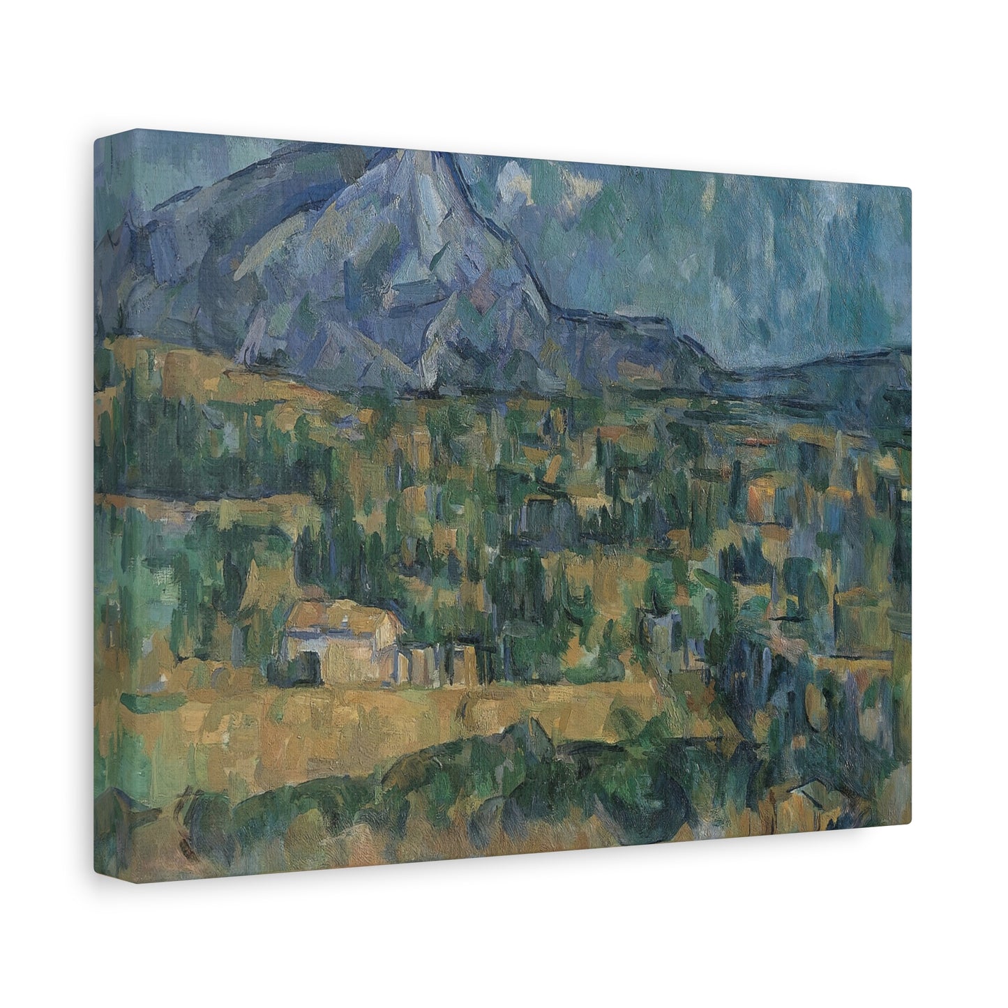 Cézanne, Paul - Mont Sainte-Victoire (1902) - Canvas Block, unframed