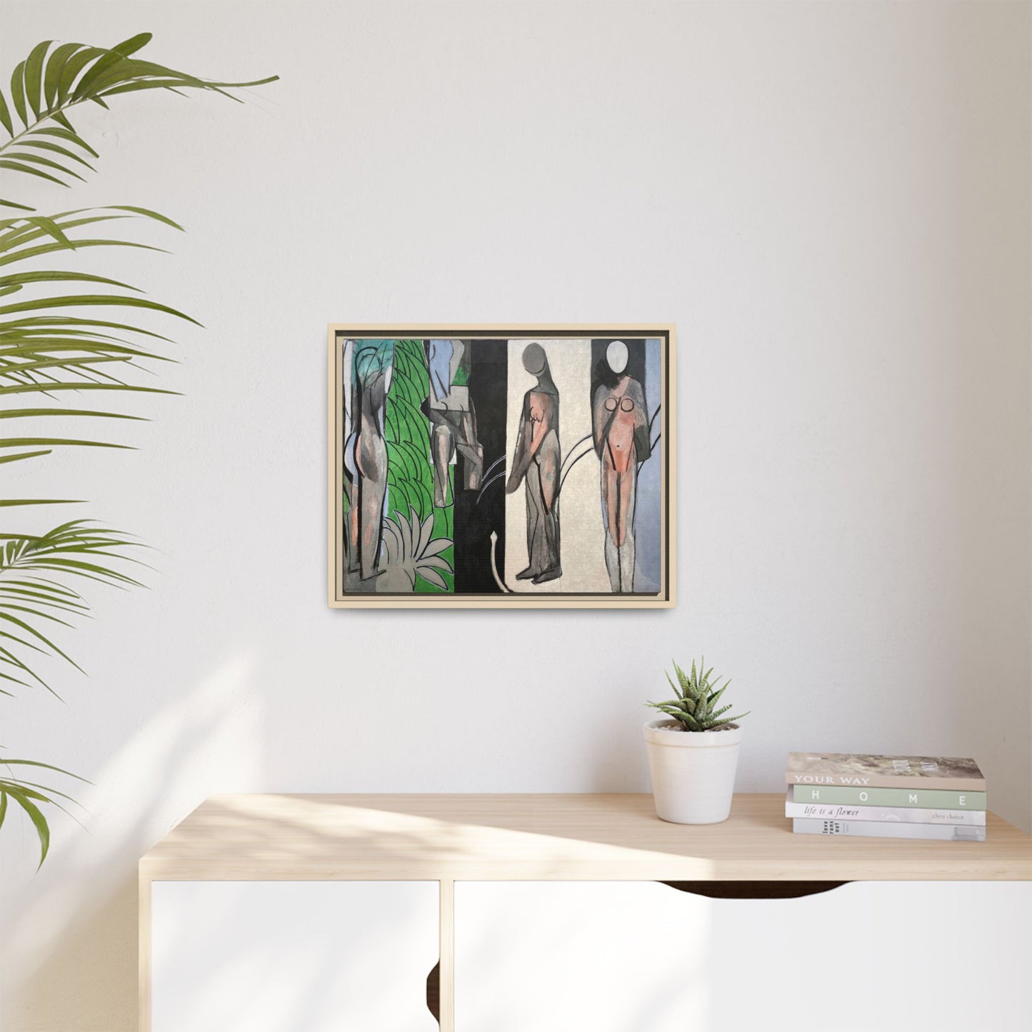 Matisse, Henri - Bathers by a River (1917) - Matte Canvas, Framed