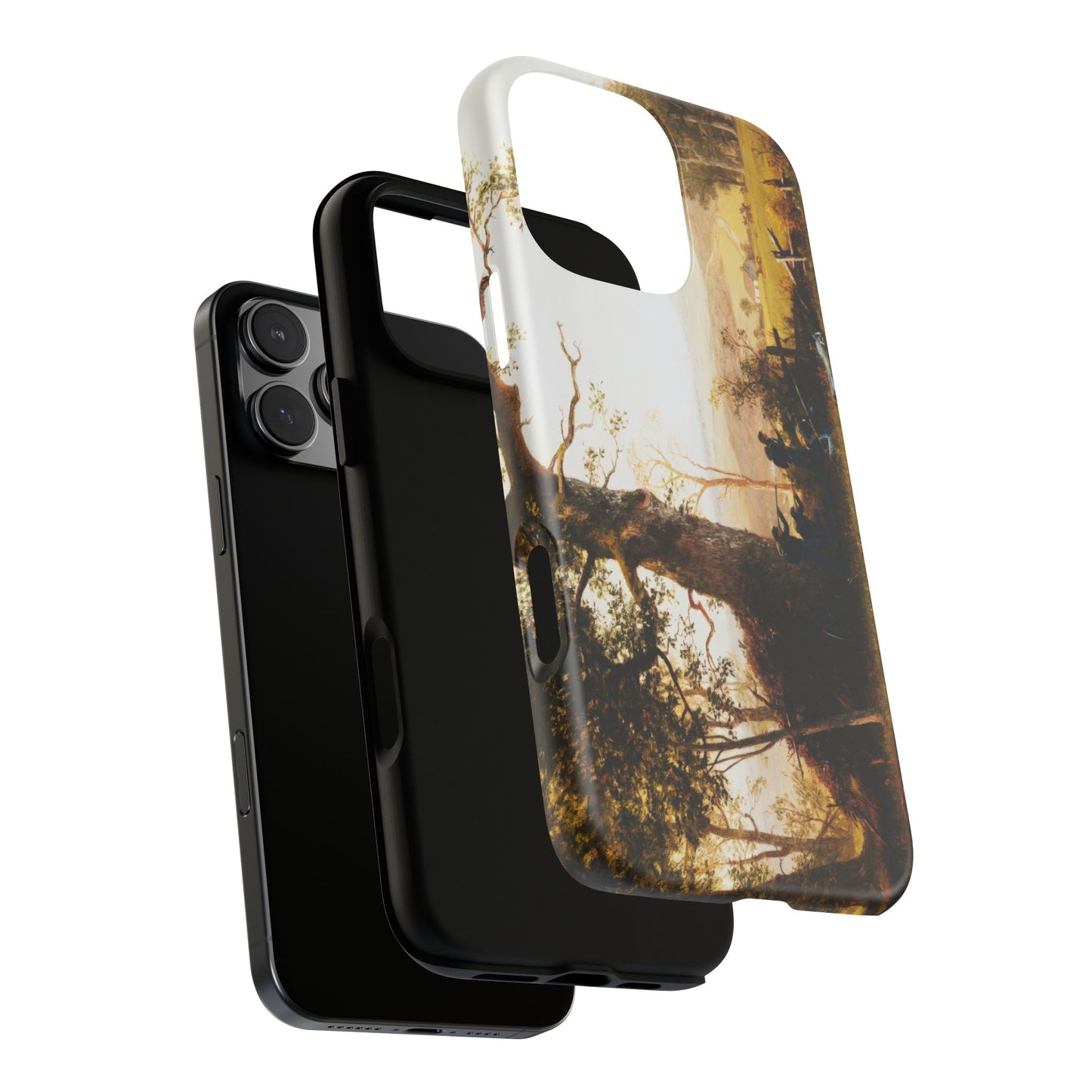 Bierstadt, Albert -  Guerrilla Warfare (1861) - Tough Phone Cases