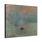 Monet, Claude - Impression, Sunrise (1872) - Canvas Block, unframed