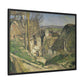 Cézanne, Paul - The House of the Hanged Man, Auvers-sur-Oise (1874) - Matte Canvas, Framed