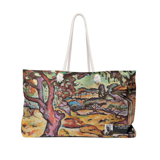 Braque, Georges - Olive Tree near L'Estaque (1906) - Weekender Bag