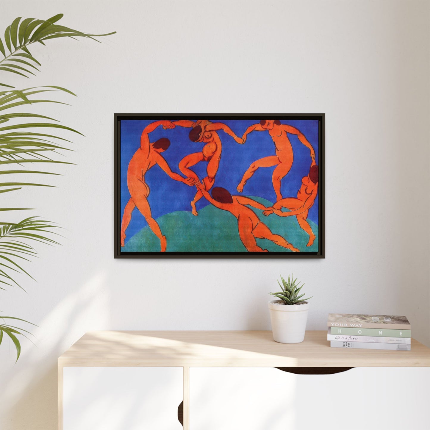 Matisse, Henri - Dance (II) (1910) - Matte Canvas, Framed