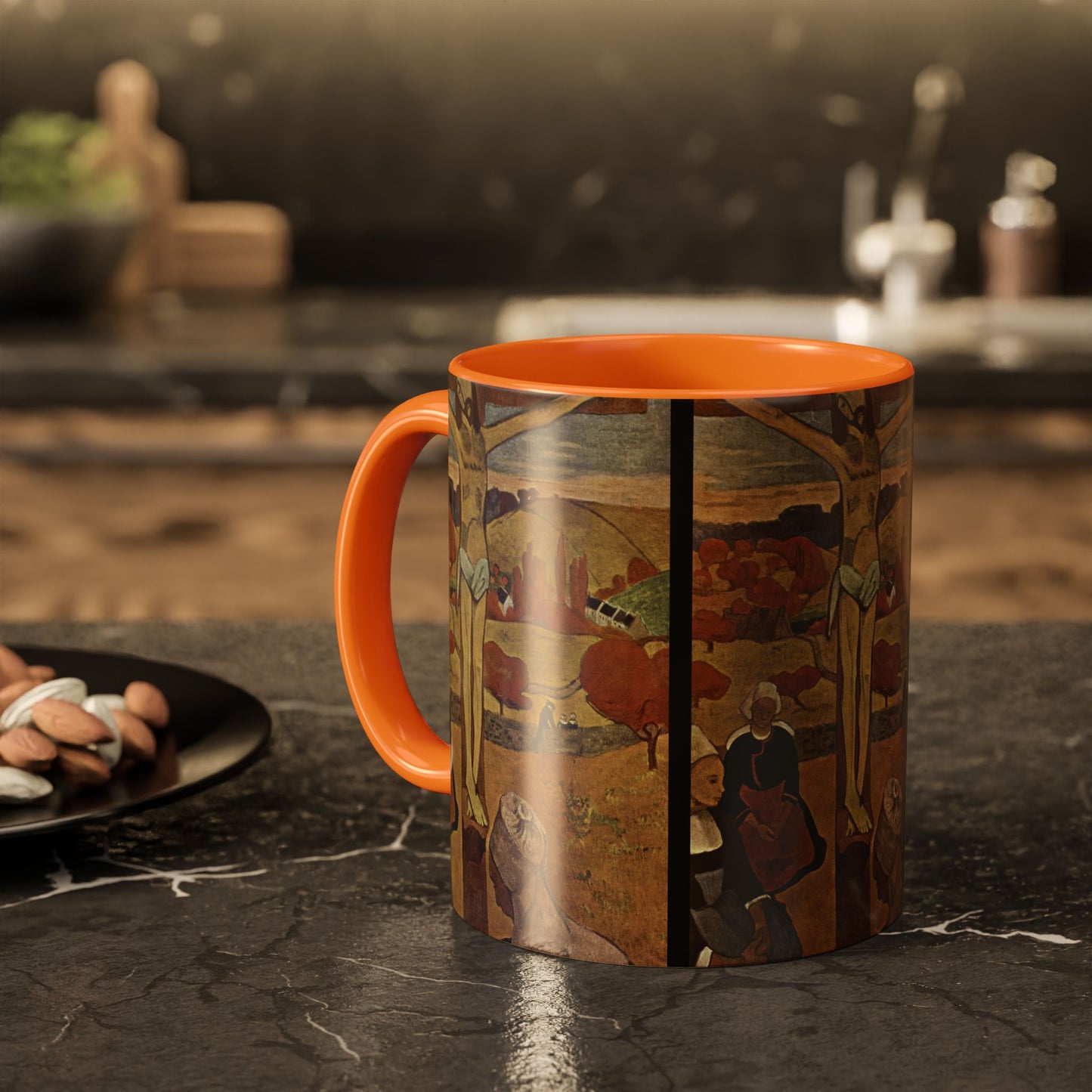 Gauguin, Paul - The Yellow Christ (1889) - Colorful Accent Mugs