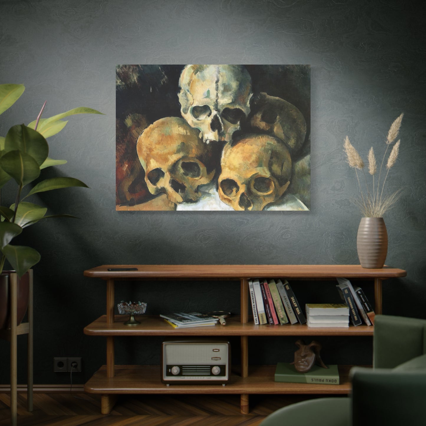 Cézanne, Paul - Pyramid of Skulls (1901) - Canvas Block, unframed